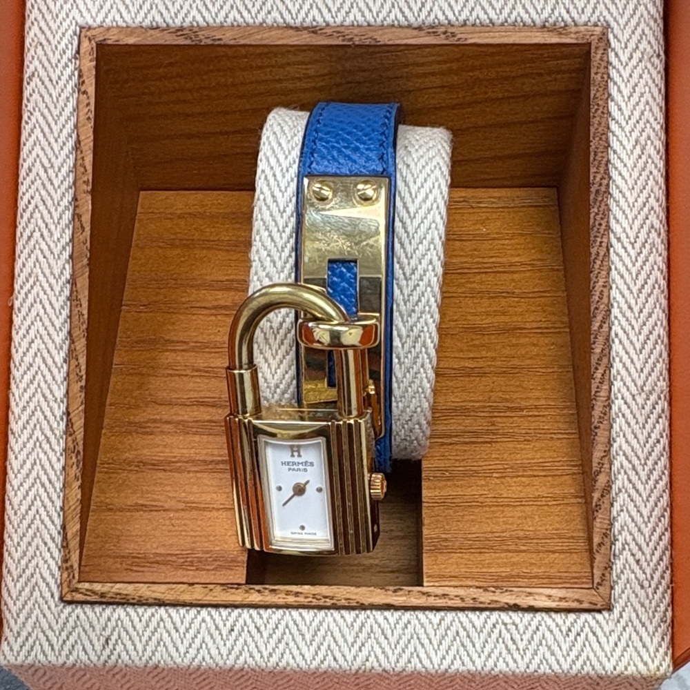 HERMES VINTAGE 1990s KELLY BRACELET WATCH - Picture 3 of 9